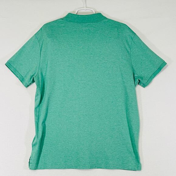 POLO Ralph Lauren Shirt Mens XL Green Short Sleeve Soft Custom Slim Fit PONY - Picture 2 of 7